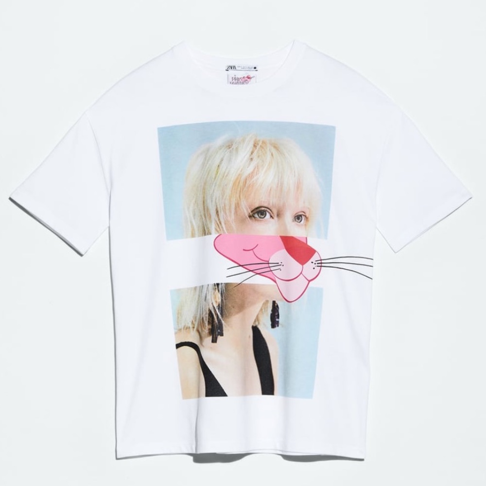 Zara the pink panther t shirt